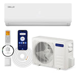 DELLA 36000 BTU Wifi Enabled 19 SEER2 Cools Up to 2500 Sq.Ft Mini Split AC Work with Alexa, Energy Efficient Ductless Inverter System with 3 Ton Heat Pump Pre-Charged and 16.4ft Installation Kits
