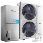 Senville 3 Ton Central Air Conditioner Heat Pump Split System, 36,000 BTU, Inverter, Variable Speed, 208/230V